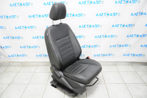 Scaun pasager Ford C-max MK2 13-18 fără airbag, manual, piele neagră.