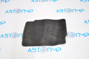 Covorul din spate stânga al salonului Ford Fusion mk5 13-20, negru, material textil.