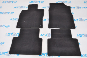 Set de covorașe pentru interiorul mașinii Honda Civic X FC 16-17 4d, negru, din material textil.