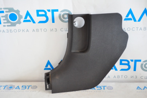 Capacul amortizorului frontal stânga jos Hyundai Elantra UD 11-16 negru.