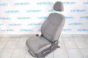 Scaunul șoferului Hyundai Elantra UD 11-16 fără airbag, manual, material textil gri.