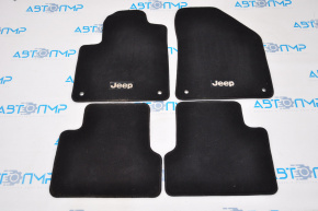 Set de covorașe pentru interiorul Jeep Cherokee KL 14- material textil negru