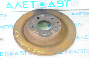 Placă de frână spate dreapta Mazda CX-5 13-16 300/10mm ruginită.