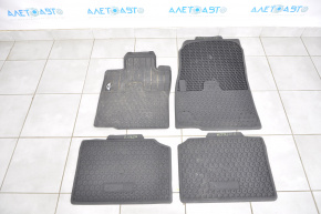 Set de covorașe pentru interiorul mașinii Mini Cooper Countryman R60 10-16, cauciuc, negru.