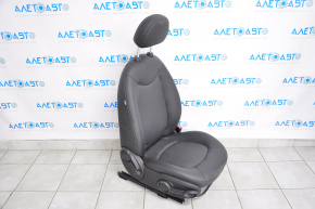 Scaun de pasager Mini Cooper Countryman R60 10-16 fără airbag, manual, piele neagră