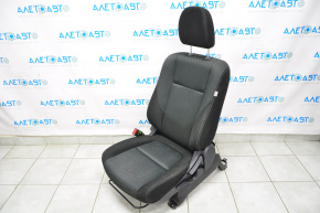 Scaunul șoferului Mitsubishi Outlander 14-15 pre-restilizare, fără airbag, manual, material textil negru.