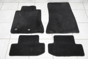 Set de covorașe pentru interiorul Ford Mustang mk6 15- negru pânză