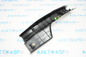 Capacul pragului din spate dreapta pentru Nissan Versa Note 13-19, negru, uzat