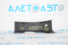 Накладка порога задняя левая Ford Fiesta 11-19 черная