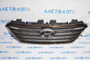 Решетка радиатора grill Hyundai Sonata 15-17 SE хром новый OEM оригинал