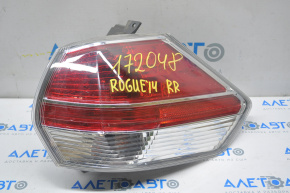 Lampa exterioară aripă dreapta Nissan Rogue 14-16, mici ciobituri.