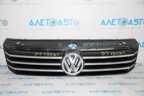 Решетка радиатора grill со значком VW Passat b7 12-15 USA, Тайвань