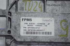 Modulul ECU al motorului Ford Fusion mk5 13-16 2.5 cu cipuri nefuncționale