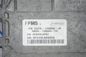 Modulul ECU al motorului Ford Fusion mk5 13-16 2.5 cu cipuri nefuncționale