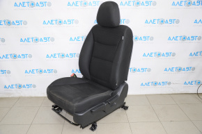 Scaunul șoferului Kia Sorento 10-15 fără airbag, manual, material textil negru.