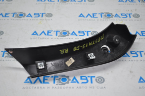 Capacul portbagajului dreapta Ford Fiesta 14-19 5 uși negru