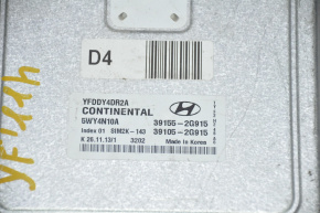 Блок ECU компьютер двигателя Hyundai Sonata 11-15 hybrid