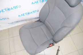 Scaun de pasager Hyundai Sonata 11-15 fără airbag, manual, material textil gri