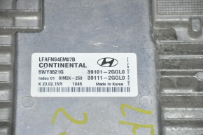 Blocul ECU al calculatorului motorului Hyundai Sonata 15-19 2.4