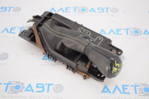 Capacul manetei de schimbare a treptelor de viteza pentru Toyota Camry v55 15-17 USA SE, linie albă.