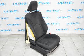 Scaun de pasager Toyota Prius 50 16- fără airbag, manual, material textil negru, uzat