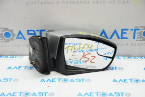 Oglindă laterală dreapta Ford Focus mk3 11-14 pre-restilizare SUA, 7 pini, semnalizator, argintiu