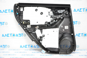 Обшивка двери карточка задняя правая Subaru Forester 19-24 SK черная с серой вставкой