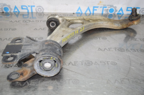 Maneta inferioară dreapta față Ford Focus mk3 11-18 din aluminiu R16-18 ruptă bucșă și manșon de praf.