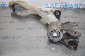 Maneta inferioară dreapta față Ford Focus mk3 11-18 din aluminiu R16-18 ruptă bucșă și manșon de praf.