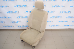 Scaun șofer Nissan Altima 13-18 fără airbag, electric, velur bej.