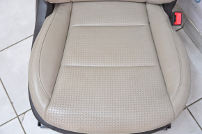 Scaun pasager Hyundai Santa FE Sport 13-16, fara airbag, electric, piele bej