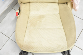 Scaunul șoferului Toyota Camry v55 15-17 SUA fără airbag, electric, material textil bej, uzat