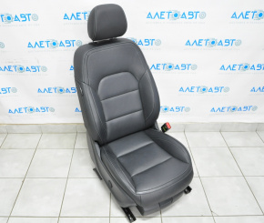 Scaun de pasager Infiniti QX30 17- fără airbag, electric, piele neagră, uzată