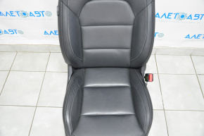 Scaun de pasager Infiniti QX30 17- fără airbag, electric, piele neagră, uzată