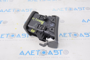 Conducta de aerisire dreapta Nissan Rogue 14-20 negru.