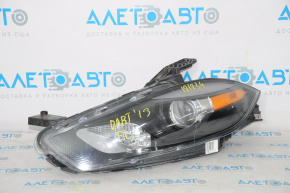 Far stânga față Dodge Dart 13-16 halogen negru zgâriat.