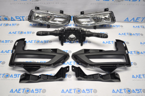 Farurile de ceață set 2 buc + rame + chitara + suporturi Nissan Rogue 17- nou original