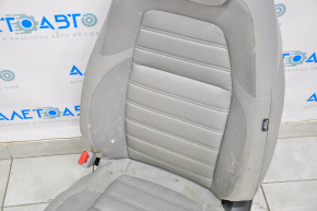 Водительское сидение Honda CRV 17-22 без airbag, механич, тряпка серое