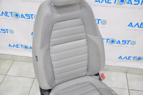 Scaun de pasager pentru Honda CRV 17-22 fără airbag, manual, material textil gri.