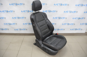 Scaun de pasager Mazda 6 13-15 fără airbag, grand touring, electric, piele neagră cu cusături roșii, de top