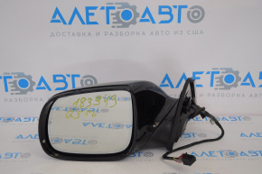 Oglindă laterală stângă Audi Q5 8R 09-17, 15 pini, pliere automată, întunecare, semnalizare, neagră