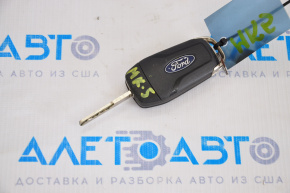 Ключ Ford Fusion mk5 13-16 4 кнопки, раскладной, дефект механизма складывания