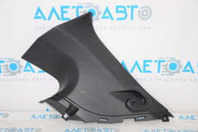 Capac spate dreapta pentru bara de protecție spate Subaru Outback 15-19, negru, cu logo Subaru.