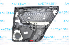 Capacul usii spate stanga VW Tiguan 18- negru, insertie de piele gri, cotiera piele neagra