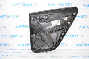 Capacul ușii, cartela din spate stânga Audi Q5 8R 09-17 negru, Premium Plus, Bang and Olufsen