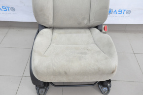 Scaun de pasager pentru Honda Accord 13-17 fără airbag, manual, din catifea bej