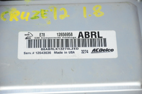 Modulul ECU al motorului Chevrolet Cruze 11-15 1.8