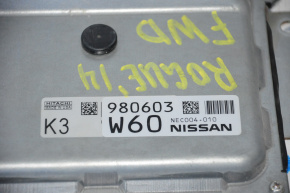 Блок ECU компьютер двигателя Nissan Rogue 14-16 NEC004-010