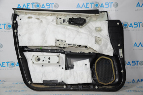 Capacul ușii cartela dreapta față Nissan Pathfinder 13-20 negru textil, mânere