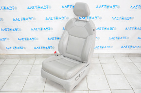 Водительское сидение Acura MDX 14-15 без airbag, электро, кожа серое